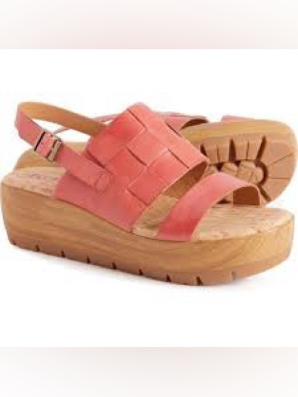 Korks Fraya Wedge Platform Sandals. 8M